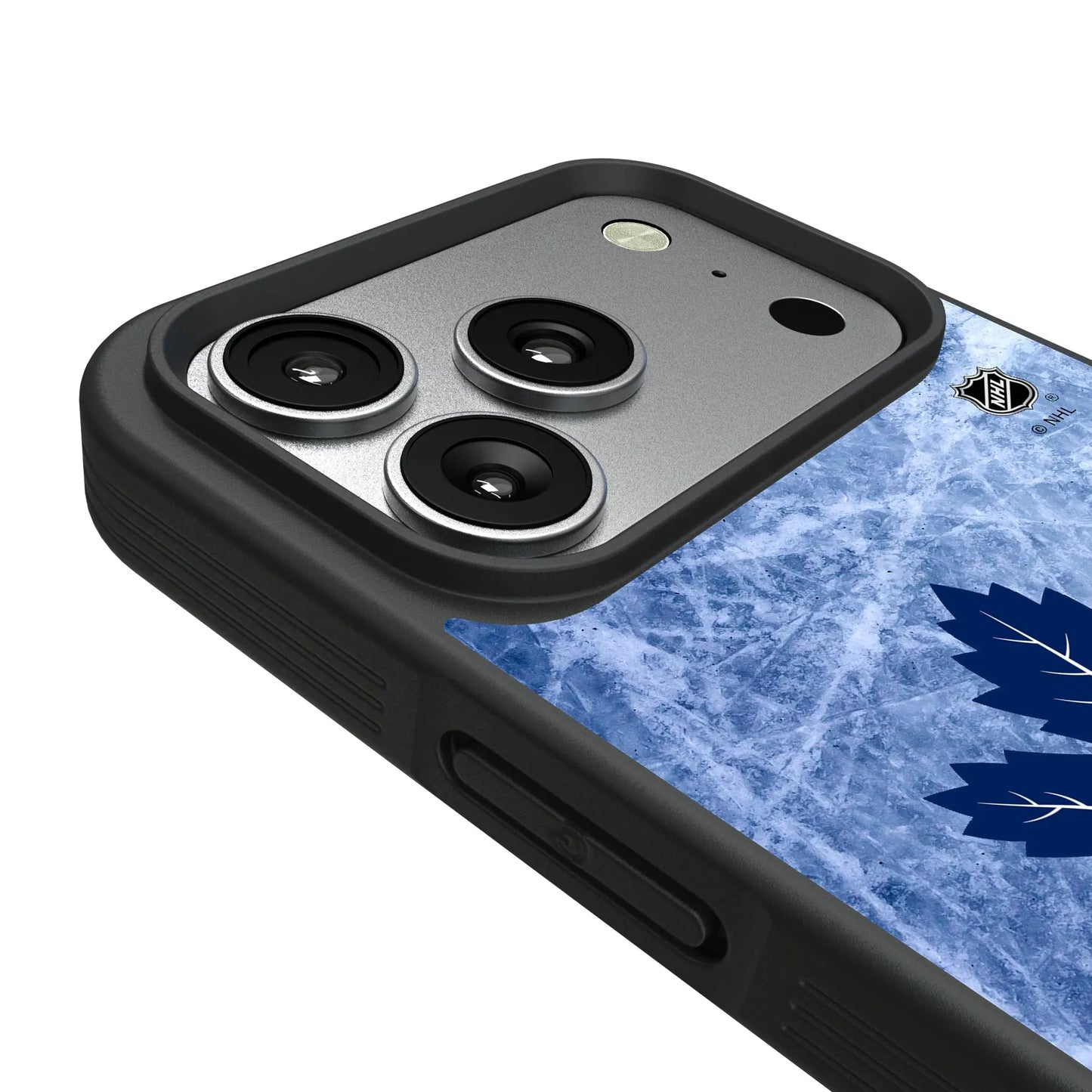 Toronto Maple Leafs Ice Wordmark Bump Phone Case for Apple iPhone