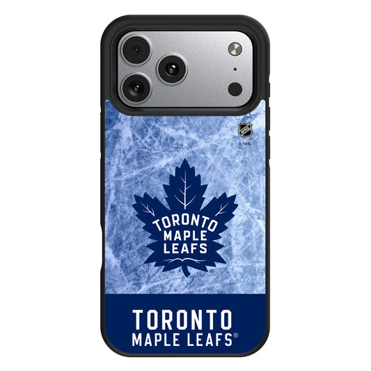Toronto Maple Leafs Ice Wordmark Bump Phone Case for Apple iPhone