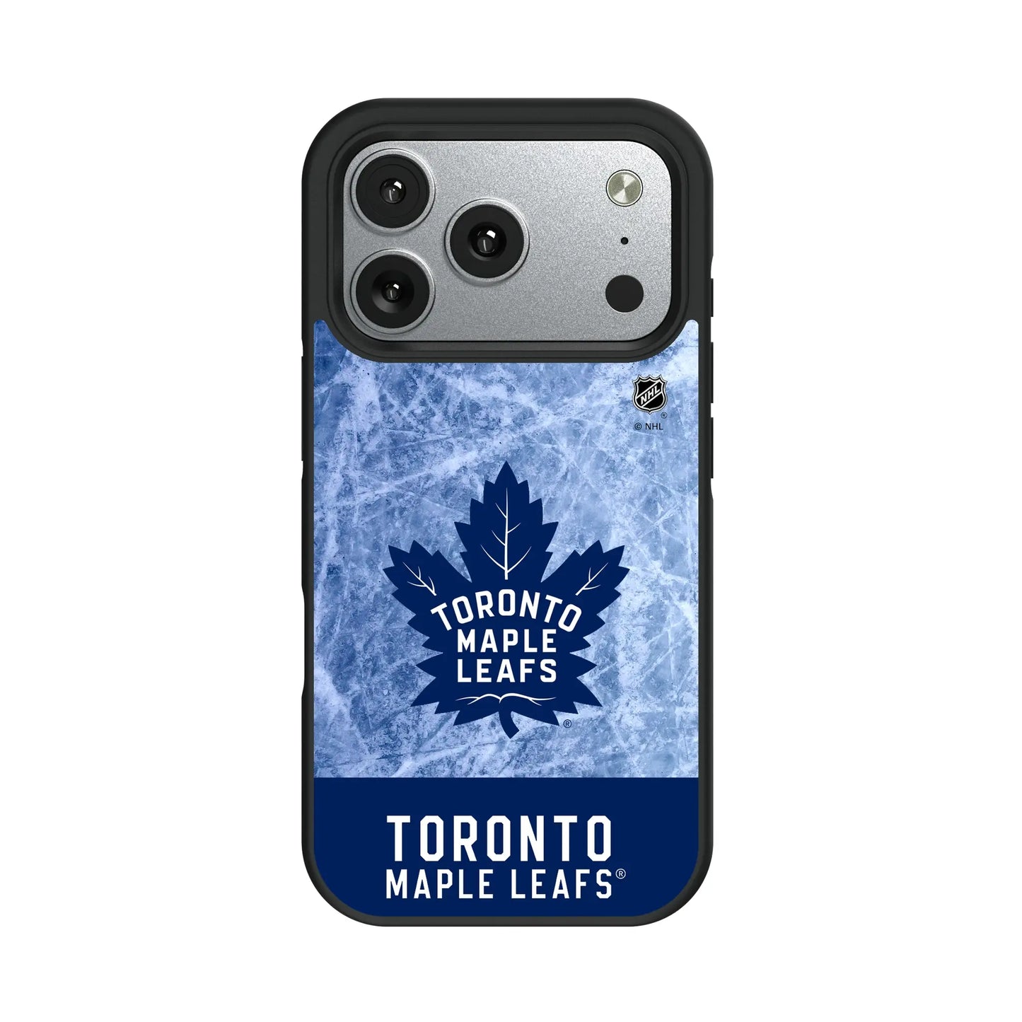 Toronto Maple Leafs Ice Wordmark Bump Phone Case for Apple iPhone