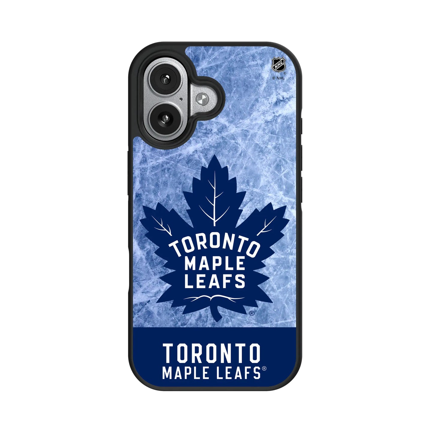 Toronto Maple Leafs Ice Wordmark Bump Phone Case for Apple iPhone