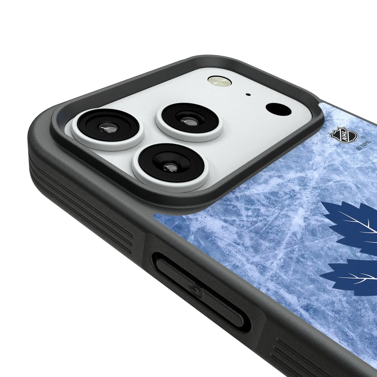 Toronto Maple Leafs Ice Wordmark Bump Phone Case for Apple iPhone