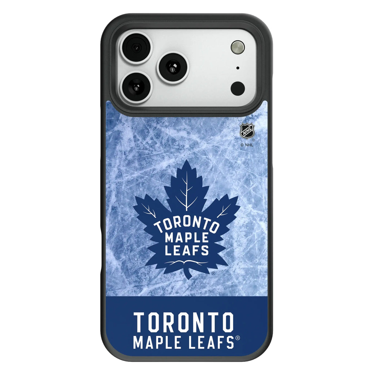 Toronto Maple Leafs Ice Wordmark Bump Phone Case for Apple iPhone