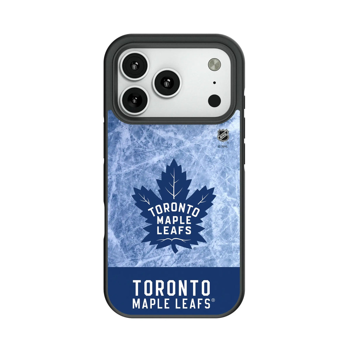 Toronto Maple Leafs Ice Wordmark Bump Phone Case for Apple iPhone