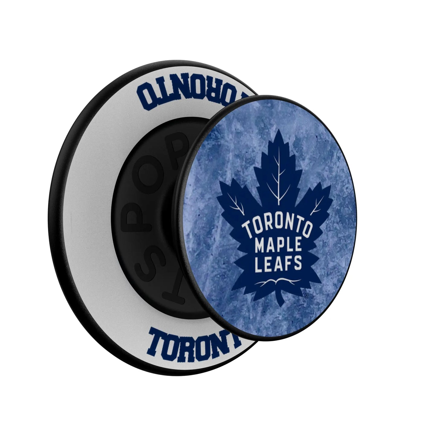 Toronto Maple Leafs Ice Wordmark PopSockets Magnetic Phone Grip and Stand