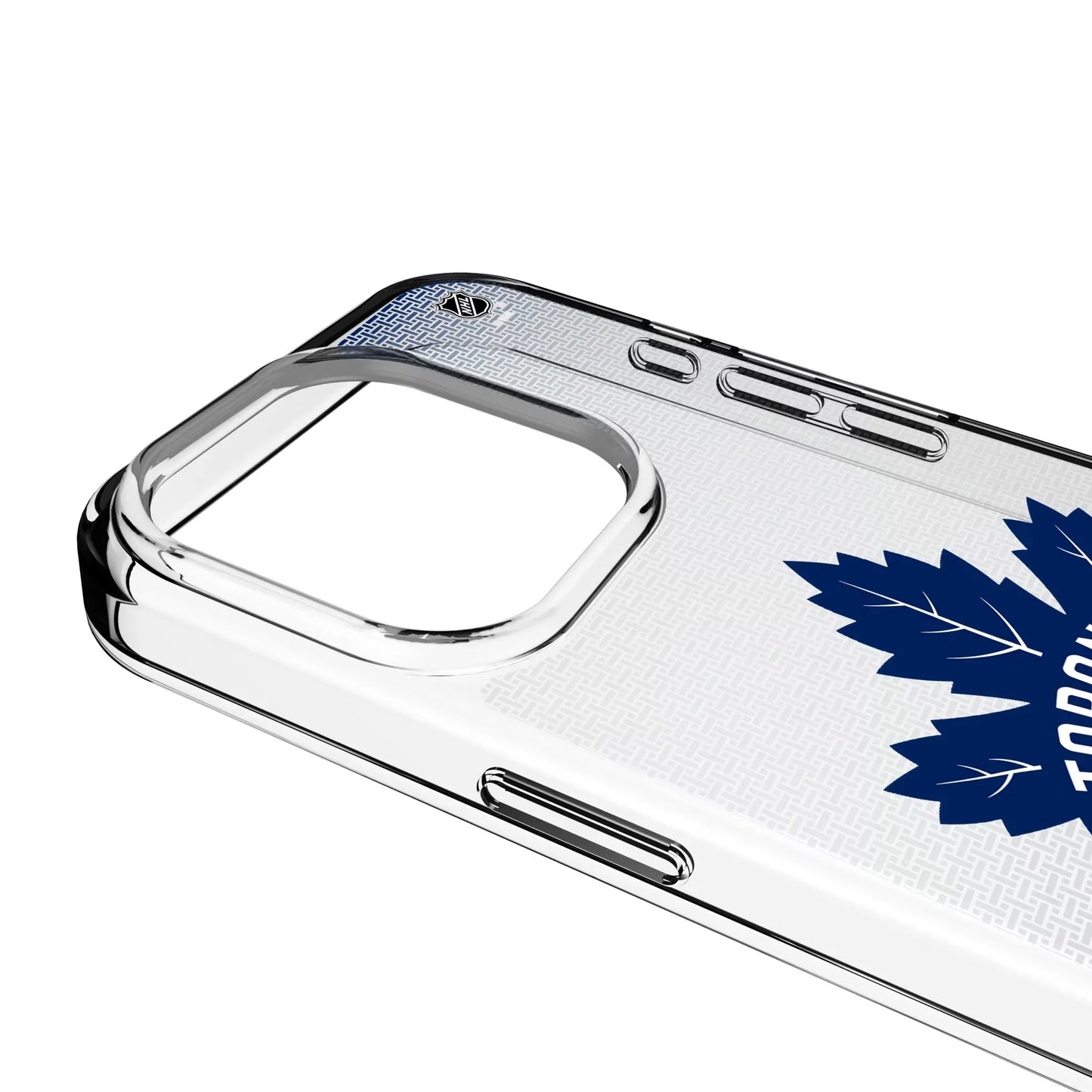 Toronto Maple Leafs Linen Clear Phone Case for Apple iPhone