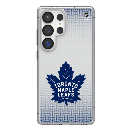 Toronto Maple Leafs Linen Clear Phone Case for Samsung Galaxy