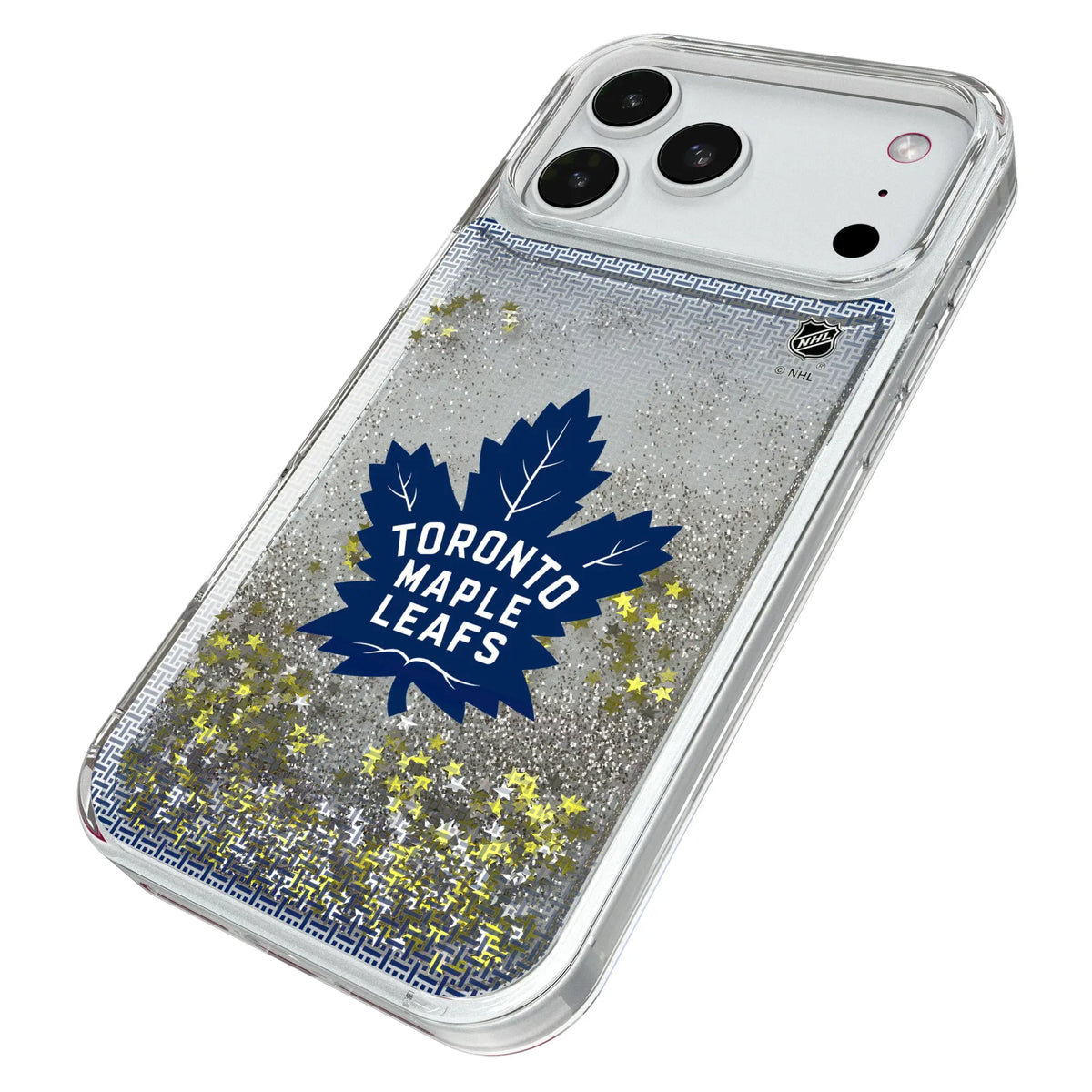 Toronto Maple Leafs Linen Glitter Phone Case for Apple iPhone