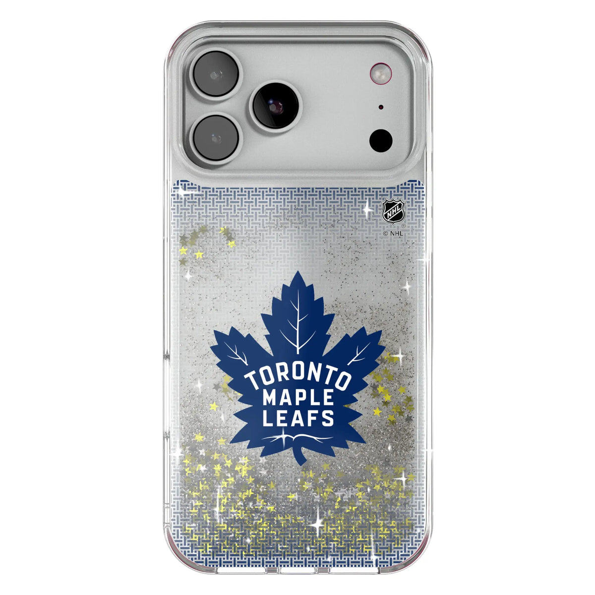 Toronto Maple Leafs Linen Glitter Phone Case for Apple iPhone