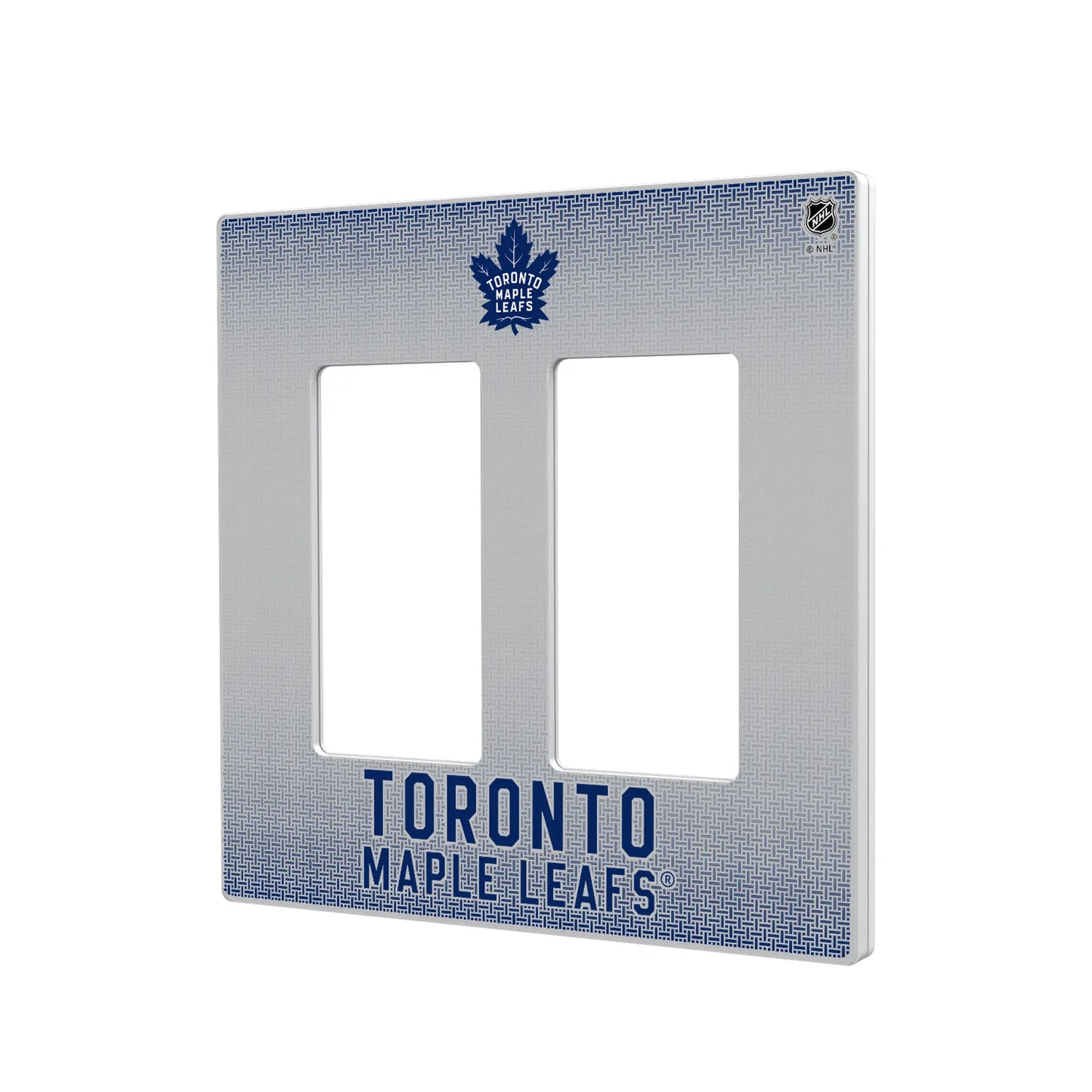 Toronto Maple Leafs Linen Hidden-Screw Light Switch Plate
