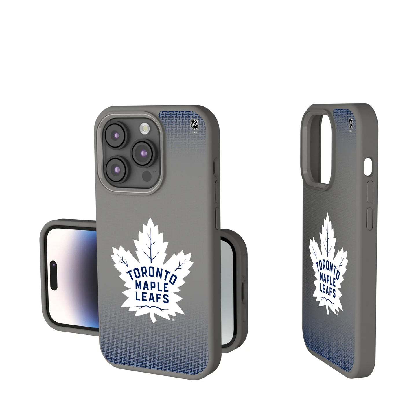 Toronto Maple Leafs Linen Soft Touch Phone Case for Apple iPhone