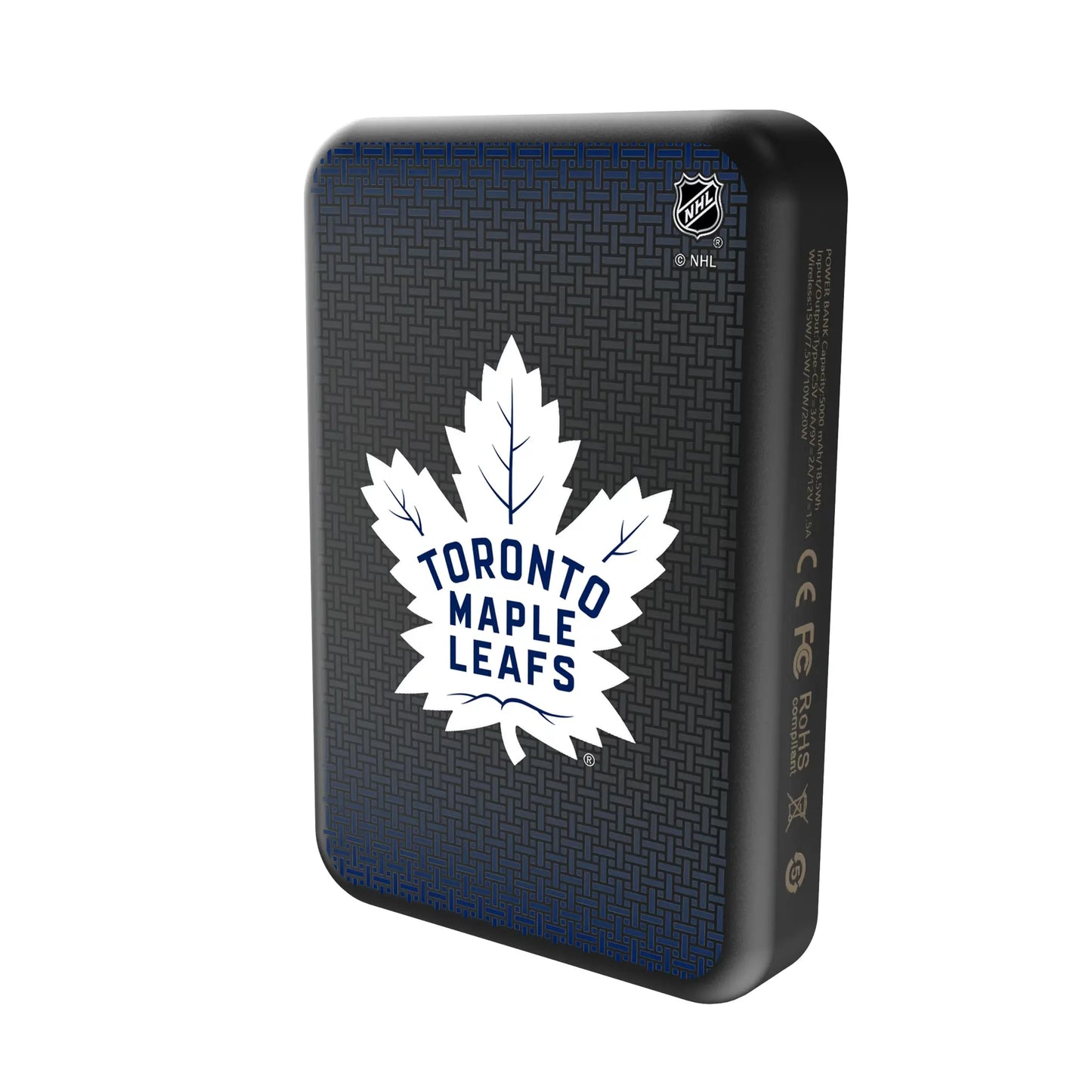 Toronto Maple Leafs Linen Wireless Mag Power Bank