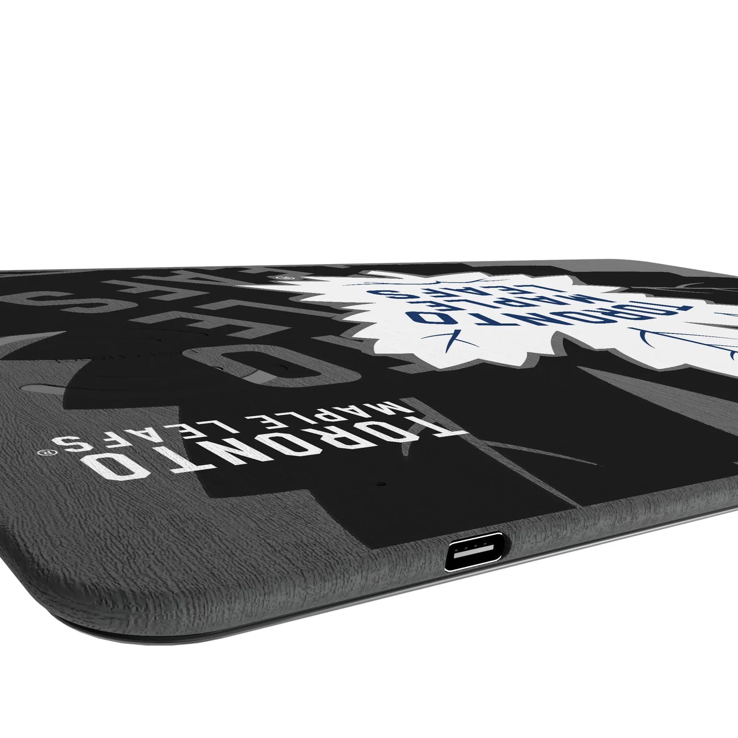 Toronto Maple Leafs Monocolor Tilt 15-Watt Wireless Charger and Mouse Pad