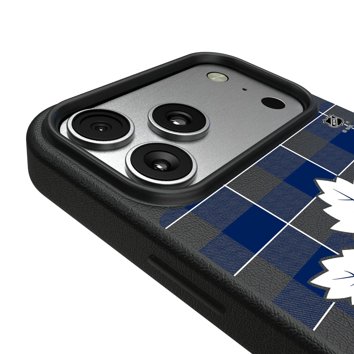 Toronto Maple Leafs Plaid MagSafe Compatible Phone Case for Apple iPhone