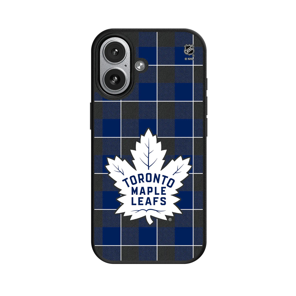 Toronto Maple Leafs Plaid MagSafe Compatible Phone Case for Apple iPhone