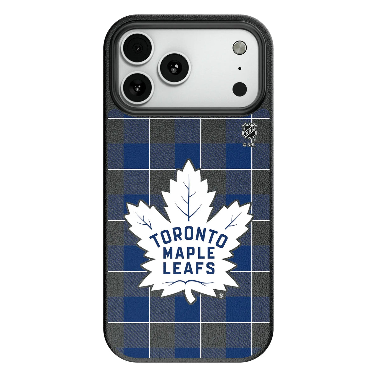 Toronto Maple Leafs Plaid MagSafe Compatible Phone Case for Apple iPhone