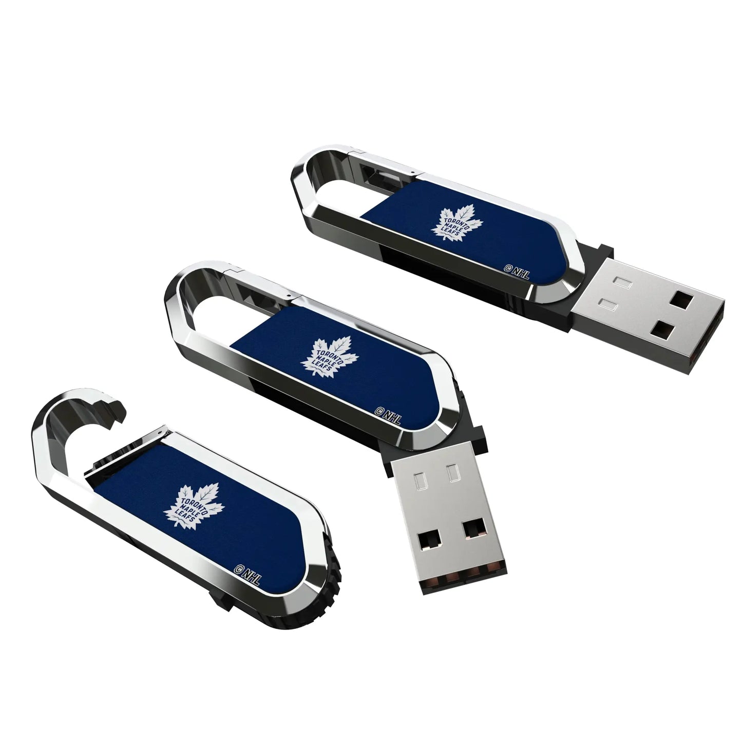 Toronto Maple Leafs Solid USB 64GB Clip Style Flash Drive