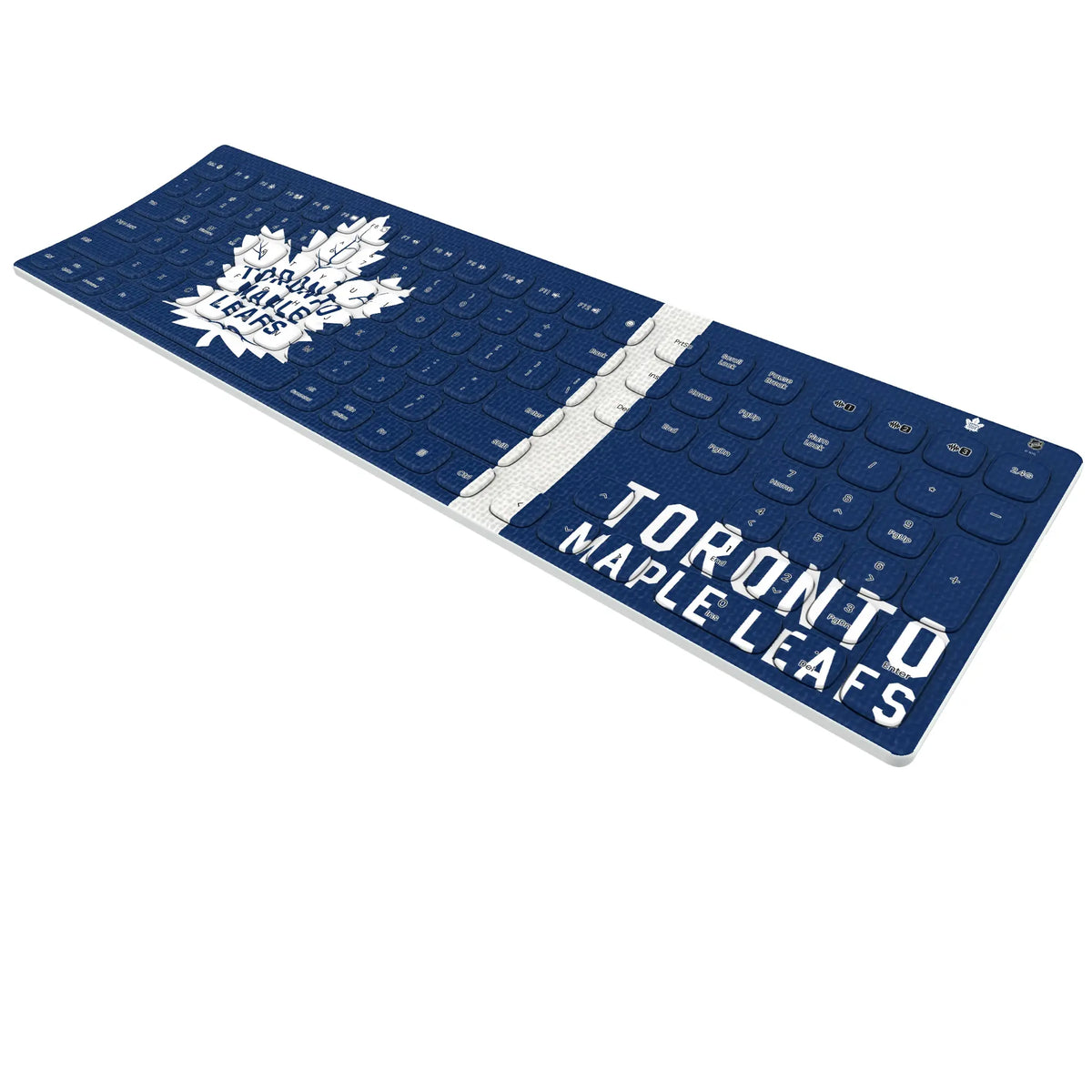 Toronto Maple Leafs Stripe Curved Wireless Keyboard