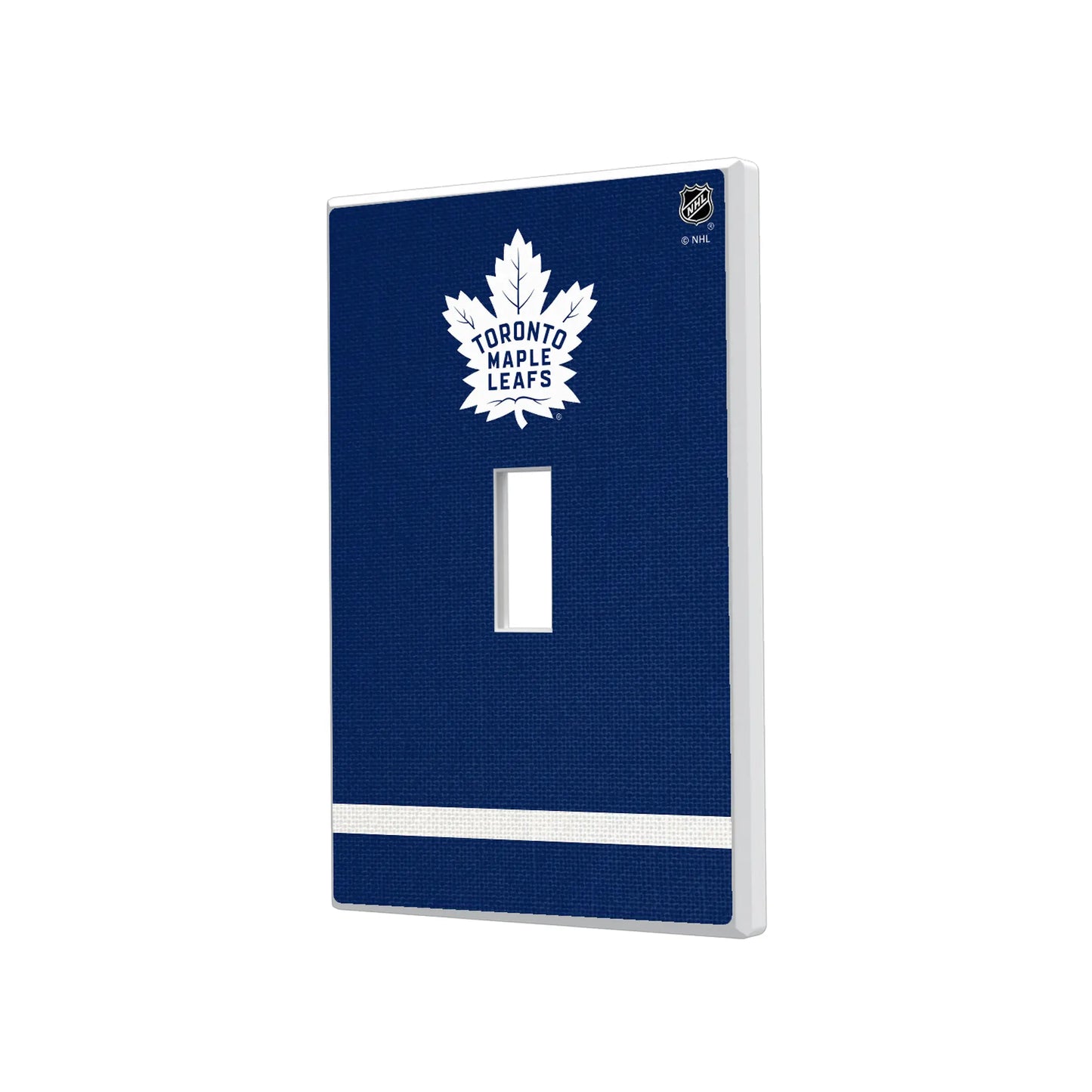 Toronto Maple Leafs Stripe Hidden-Screw Light Switch Plate