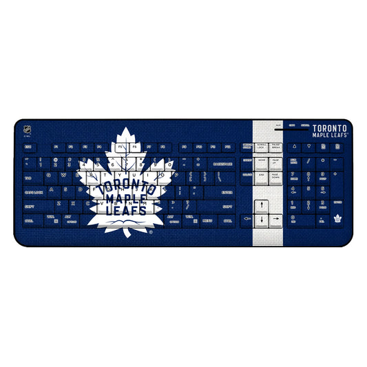 Toronto Maple Leafs Stripe Wireless USB Keyboard