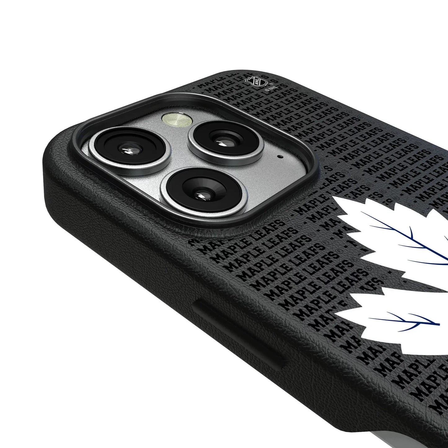Toronto Maple Leafs Text Backdrop MagSafe Compatible Phone Case for Apple iPhone