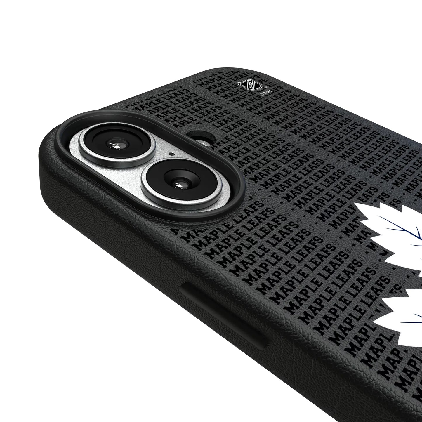 Toronto Maple Leafs Text Backdrop MagSafe Compatible Phone Case for Apple iPhone