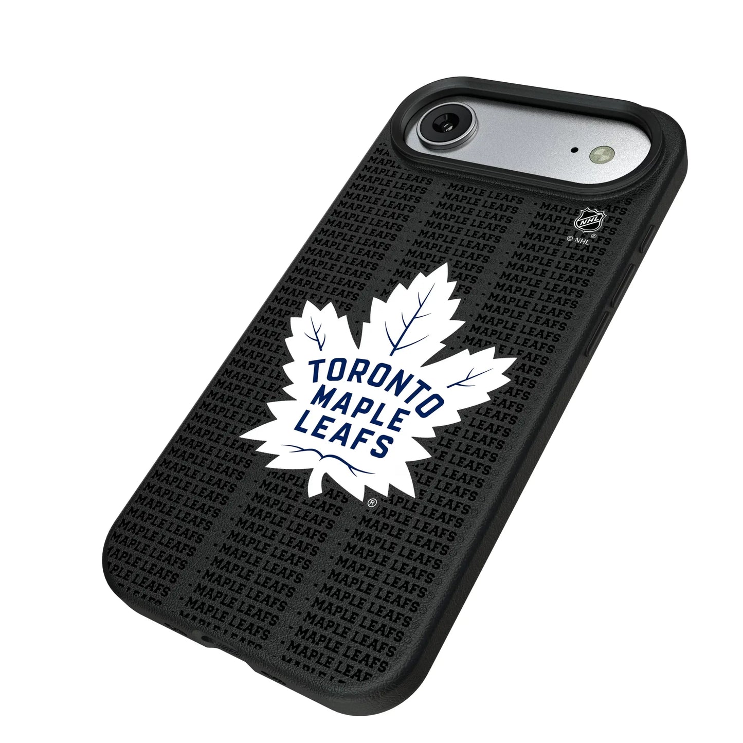 Toronto Maple Leafs Text Backdrop MagSafe Compatible Phone Case for Apple iPhone