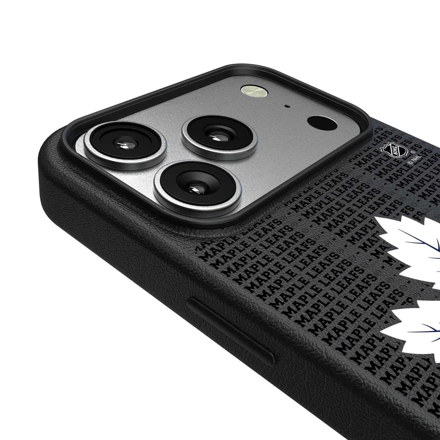 Toronto Maple Leafs Text Backdrop MagSafe Compatible Phone Case for Apple iPhone