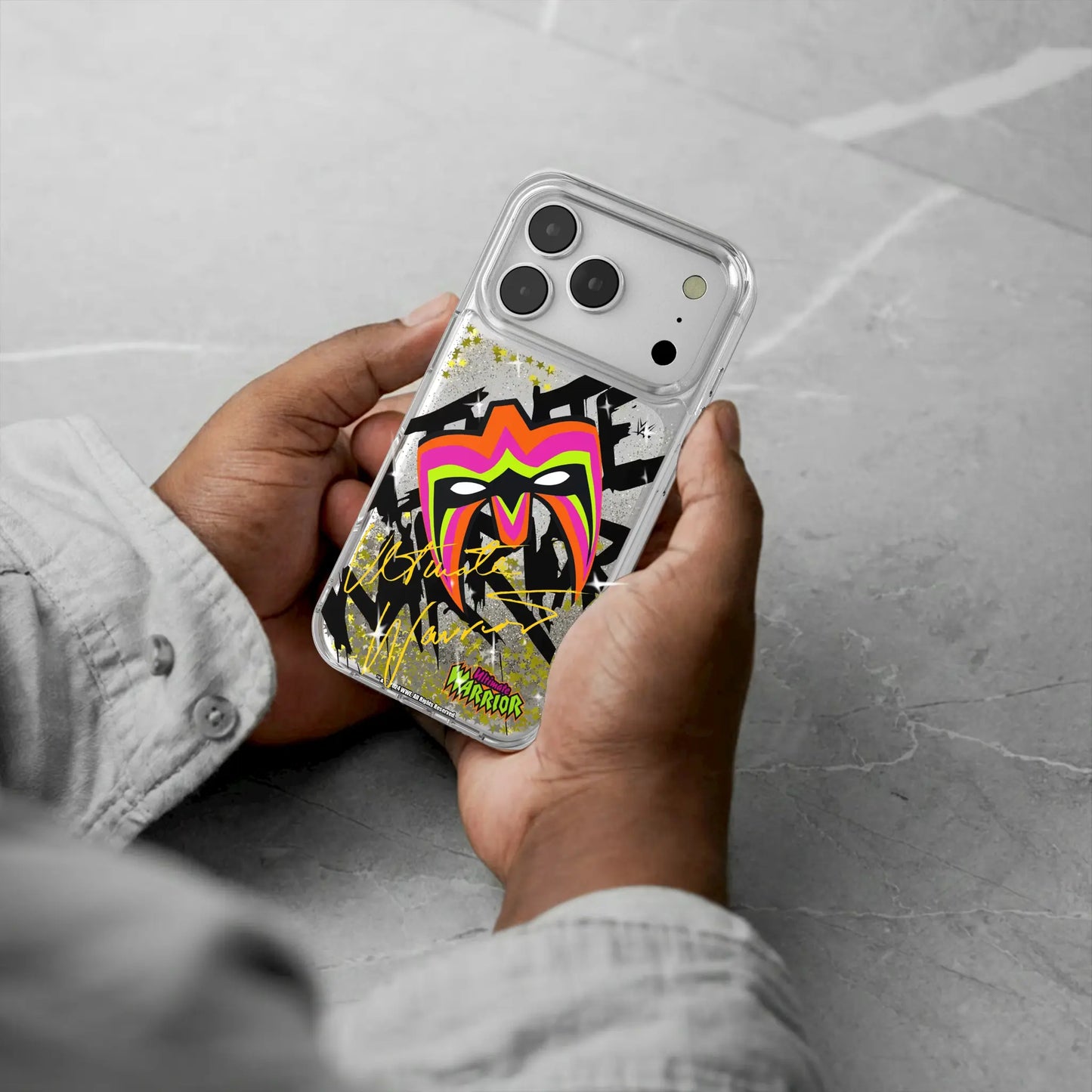 Ultimate Warrior Impact Glitter Phone Case for Apple iPhone