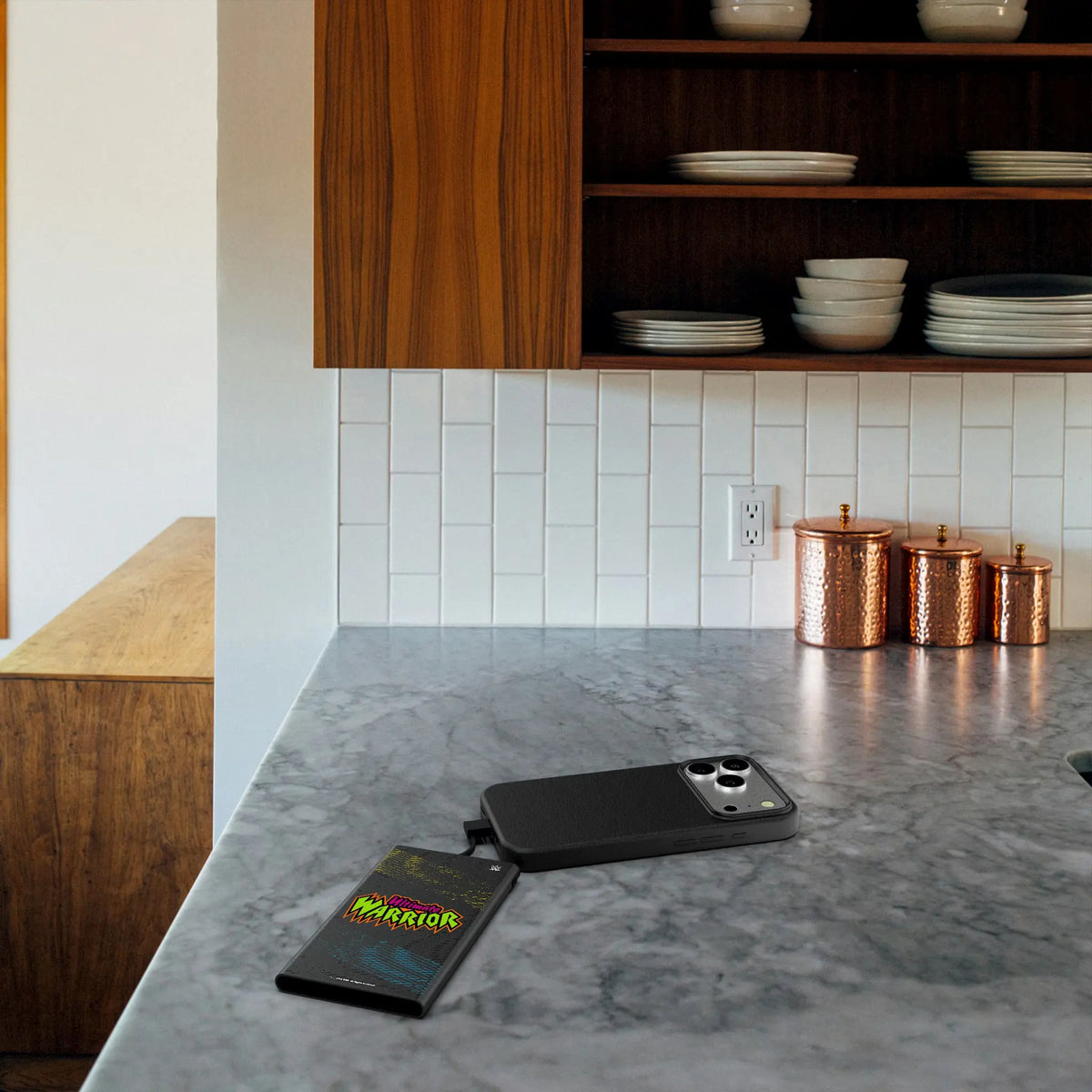 Ultimate Warrior Steel 5000mAh Flat Powerbank