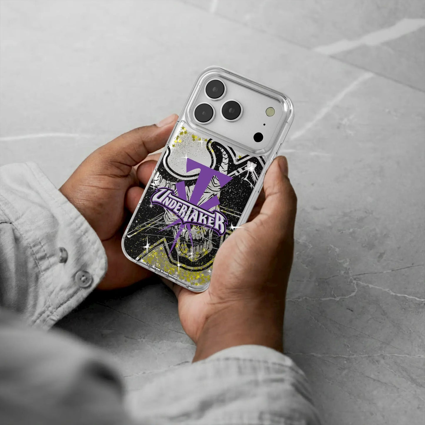 Undertaker Impact Glitter Phone Case for Apple iPhone