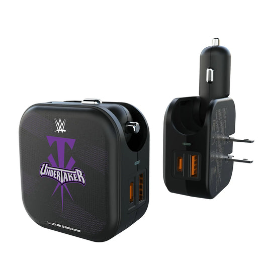 Undertaker Steel 2 in 1 USB A/C Charger