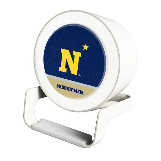 United State Naval Academy Midshipmen Endzone Solid Night Light Charger and Bluetooth Speaker