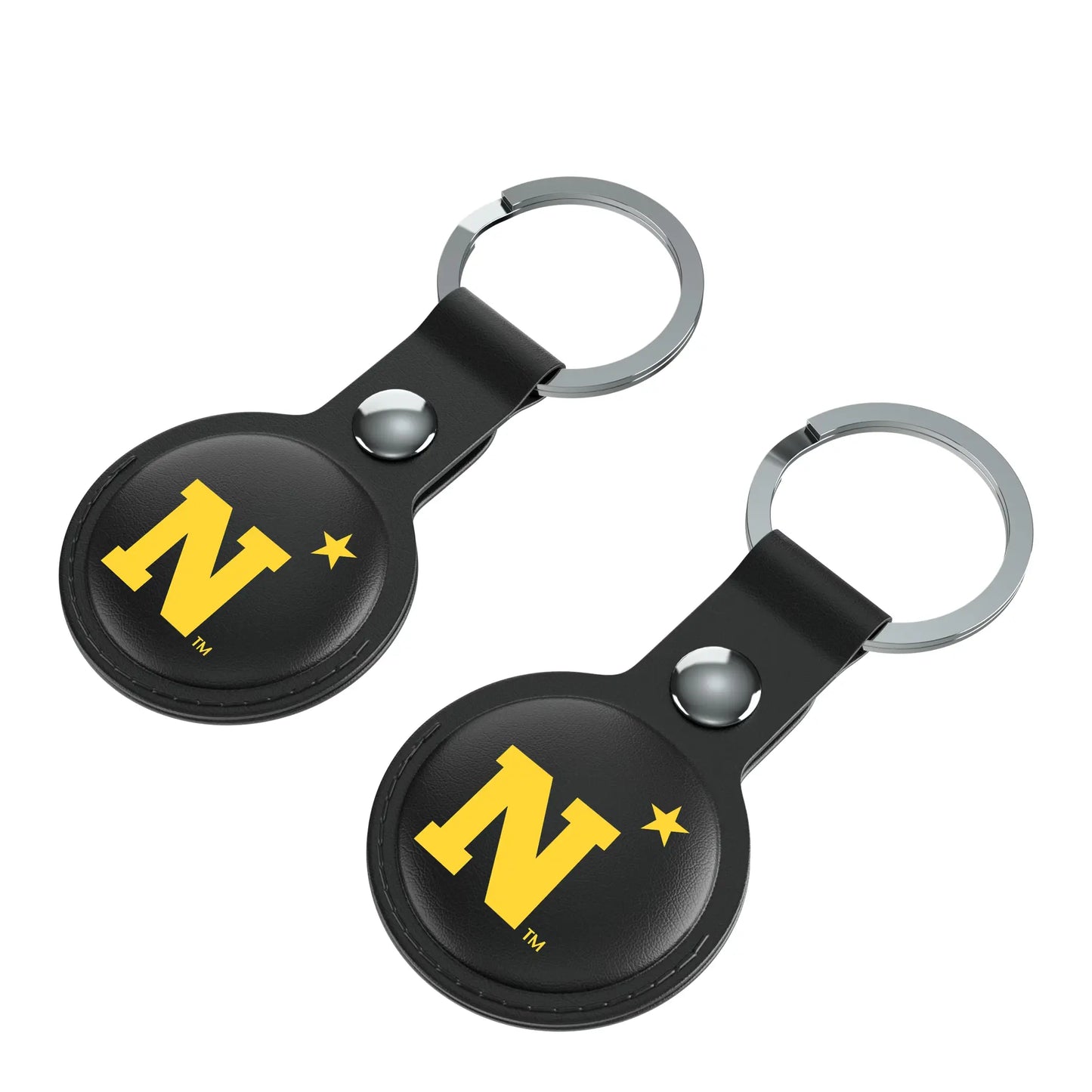 United State Naval Academy Midshipmen Insignia Black Airtag Holder 2-Pack