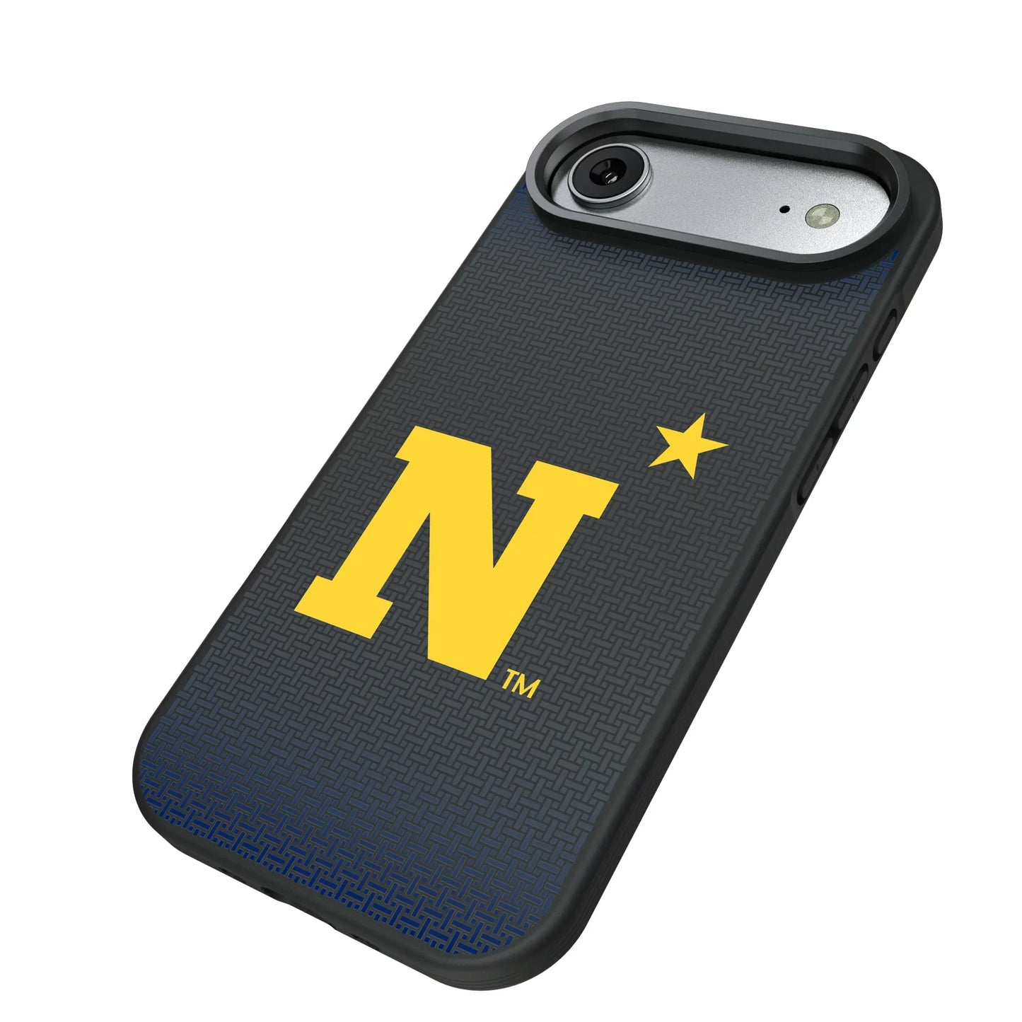 United State Naval Academy Midshipmen Linen Bump Phone Case for Apple iPhone