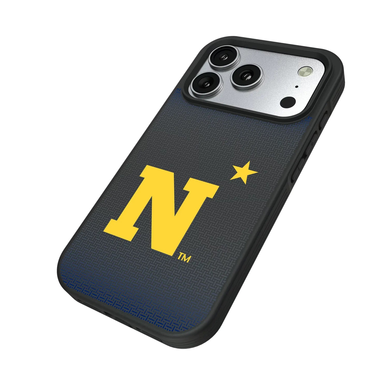 United State Naval Academy Midshipmen Linen Bump Phone Case for Apple iPhone