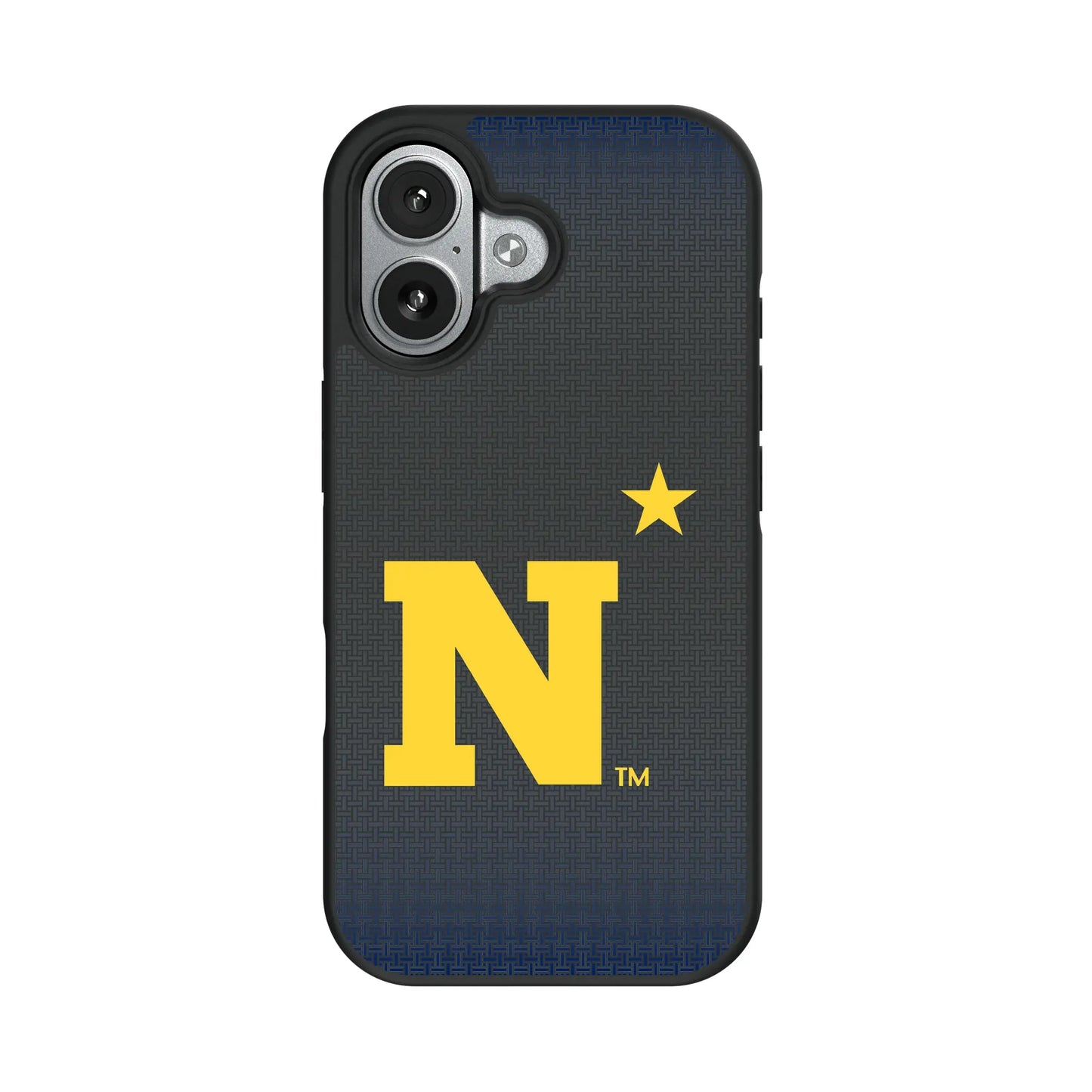 United State Naval Academy Midshipmen Linen Bump Phone Case for Apple iPhone