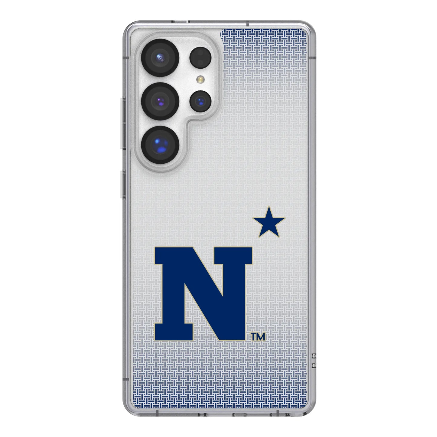 United State Naval Academy Midshipmen Linen Clear Phone Case for Samsung Galaxy