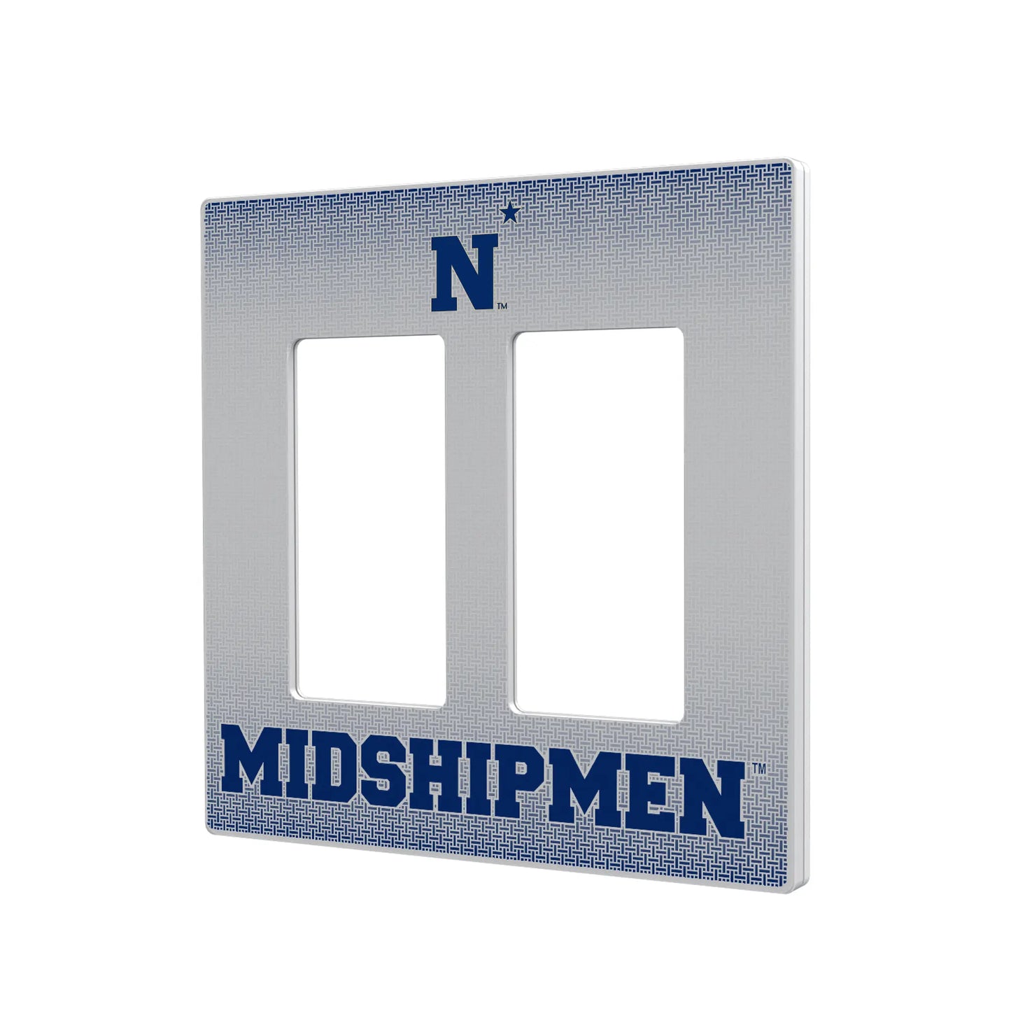 United State Naval Academy Midshipmen Linen Hidden-Screw Light Switch Plate