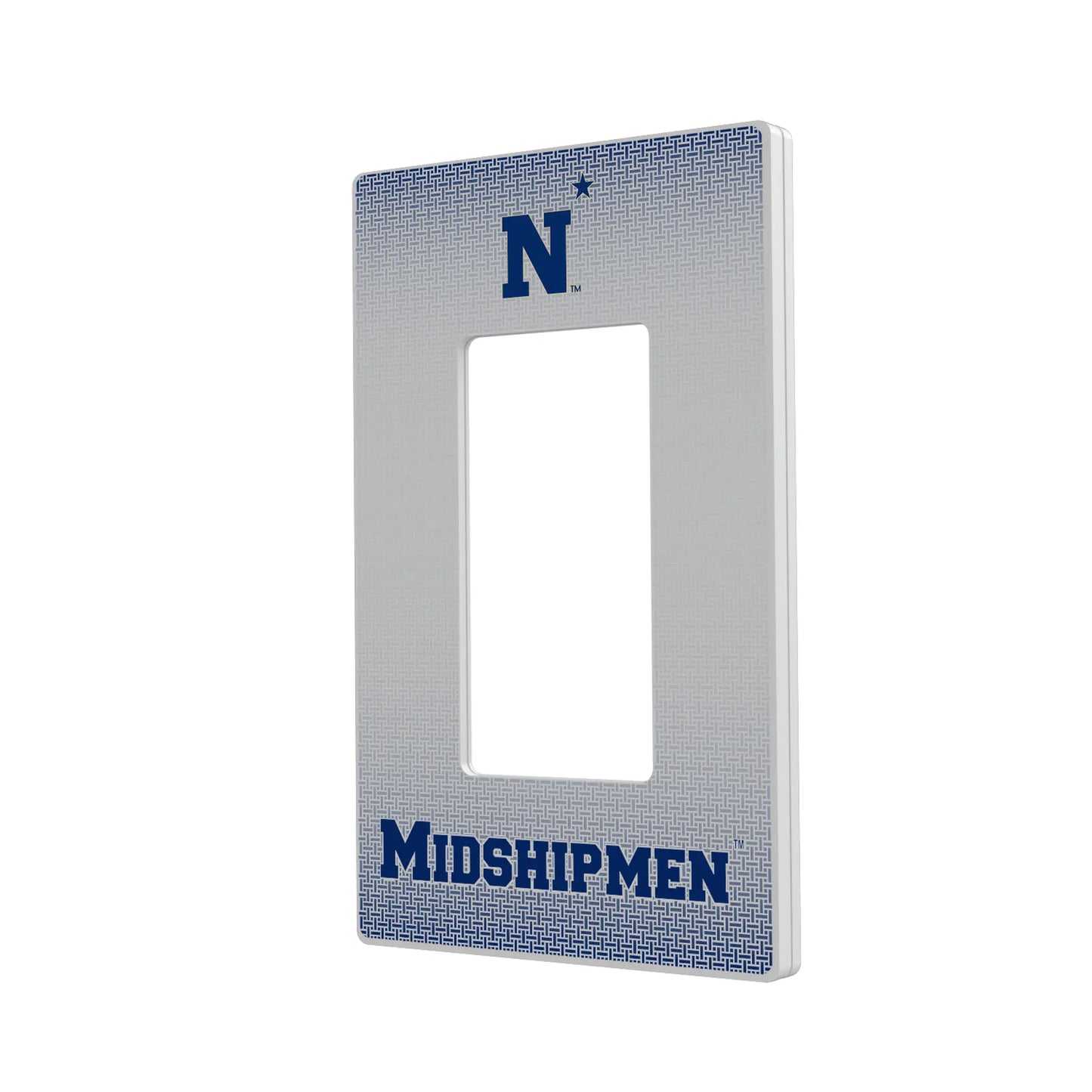 United State Naval Academy Midshipmen Linen Hidden-Screw Light Switch Plate