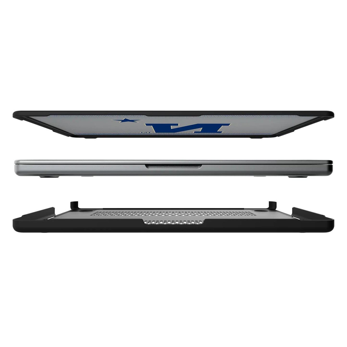 United State Naval Academy Midshipmen Linen Laptop Case for Apple MacBook