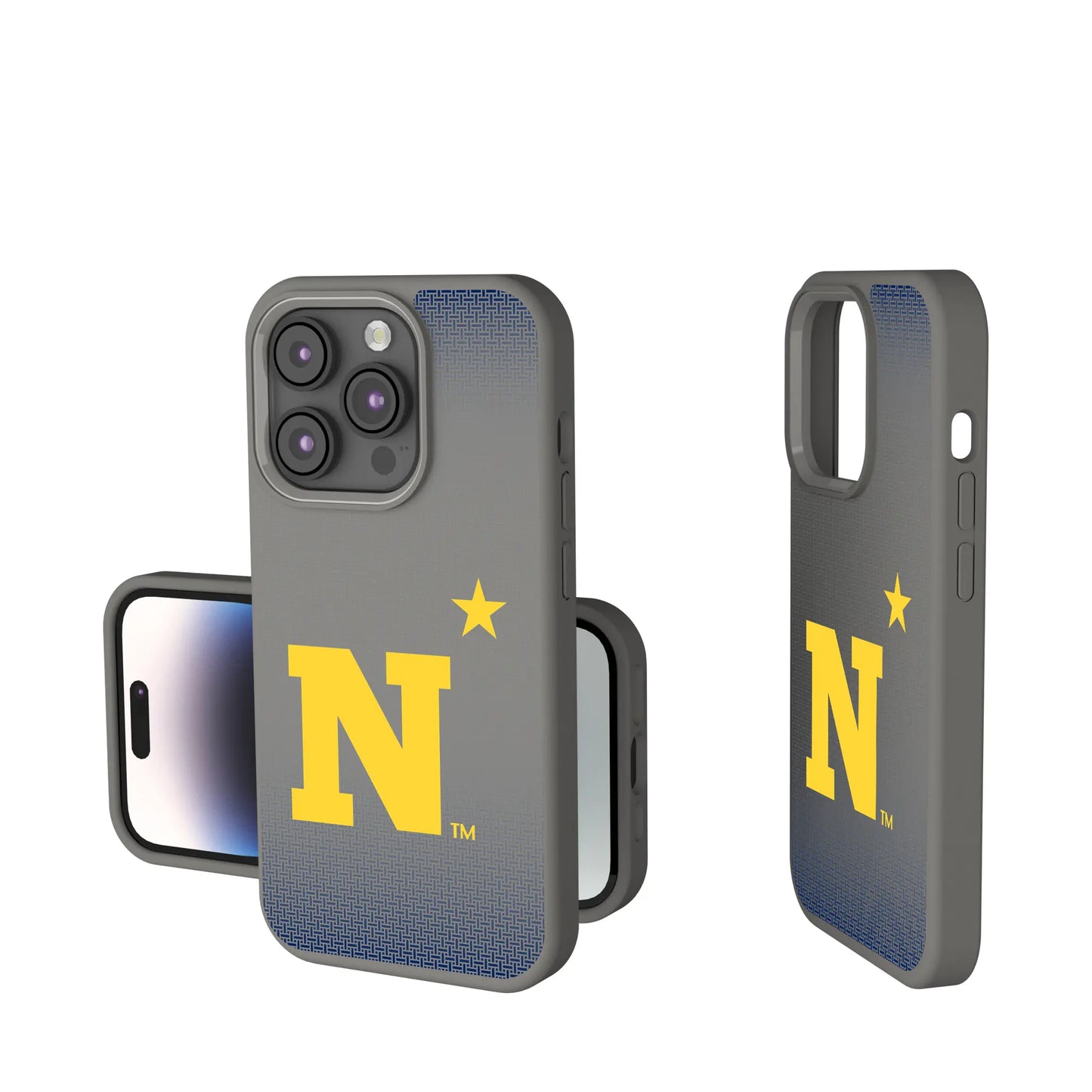 United State Naval Academy Midshipmen Linen Soft Touch Phone Case for Apple iPhone