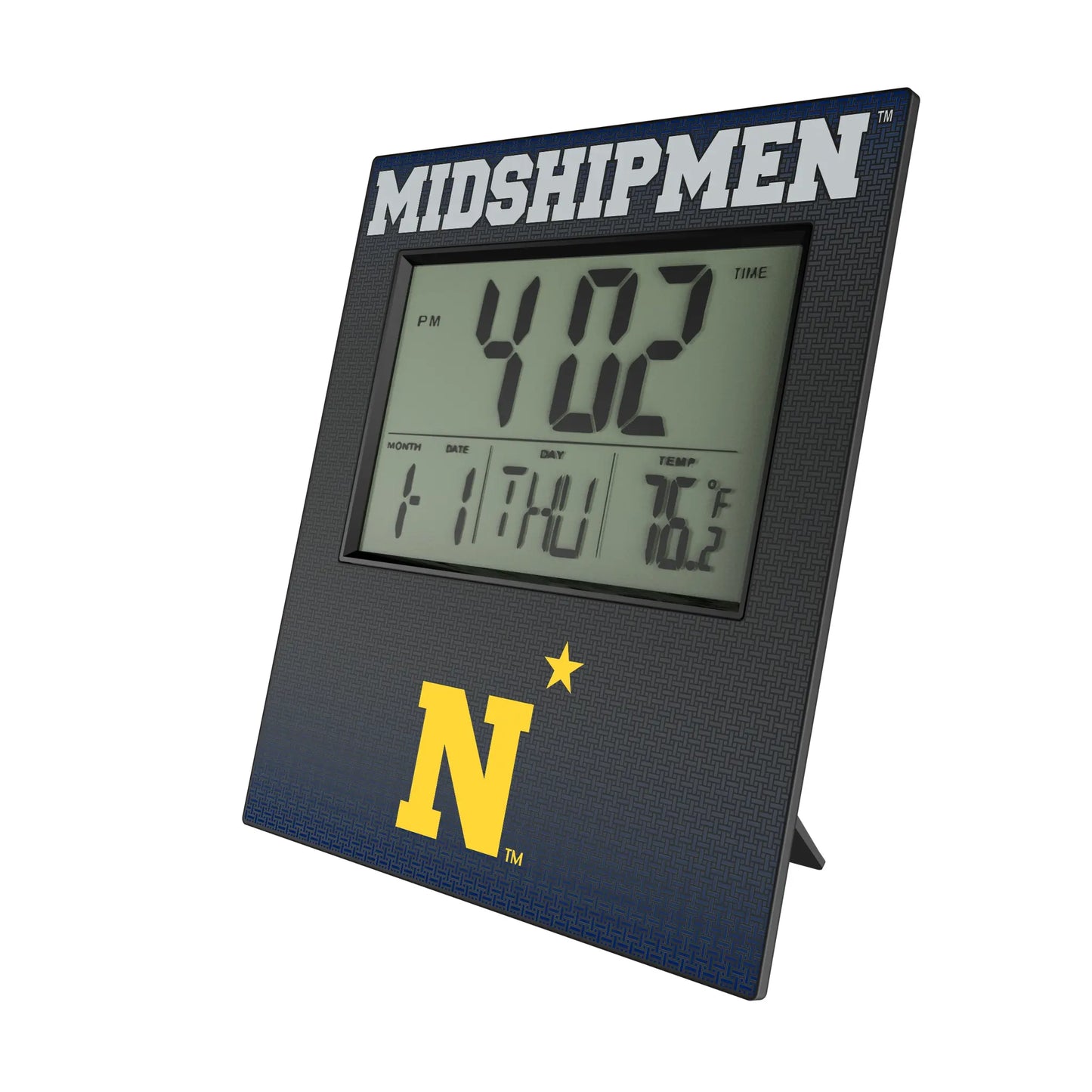 United State Naval Academy Midshipmen Linen Wall Clock
