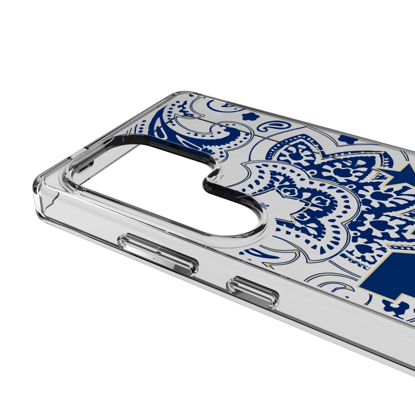 United State Naval Academy Midshipmen Paisley Clear Phone Case for Samsung Galaxy