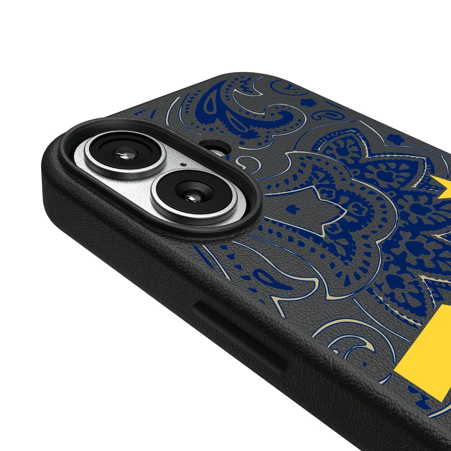 United State Naval Academy Midshipmen Paisley MagSafe Compatible Phone Case for Apple iPhone