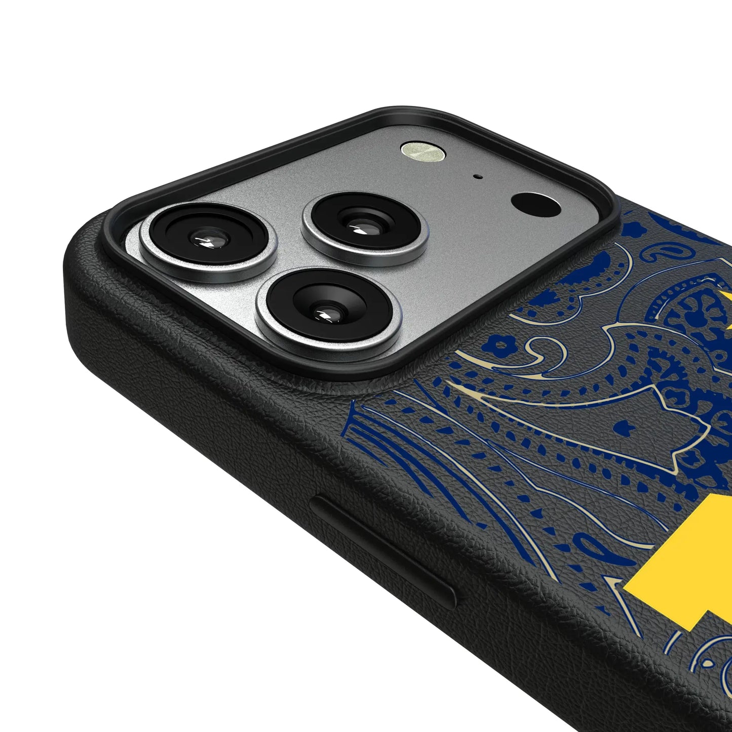 United State Naval Academy Midshipmen Paisley MagSafe Compatible Phone Case for Apple iPhone