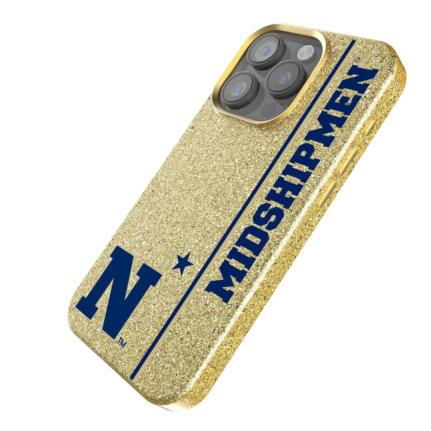 United State Naval Academy Midshipmen Sidebar Bling Phone Case for Apple iPhone
