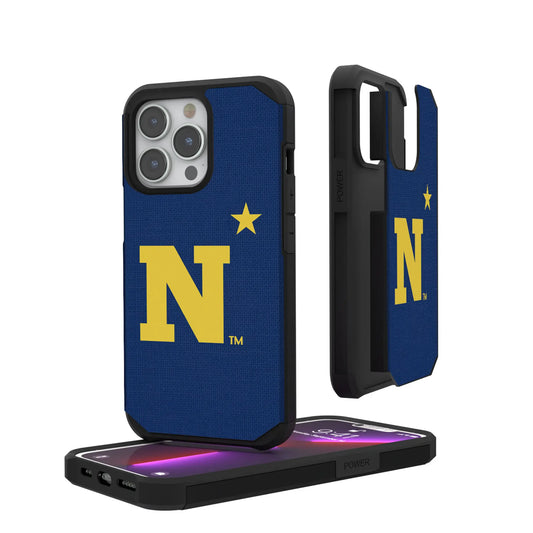 United State Naval Academy Midshipmen Solid Rugged Phone Case for Apple iPhone