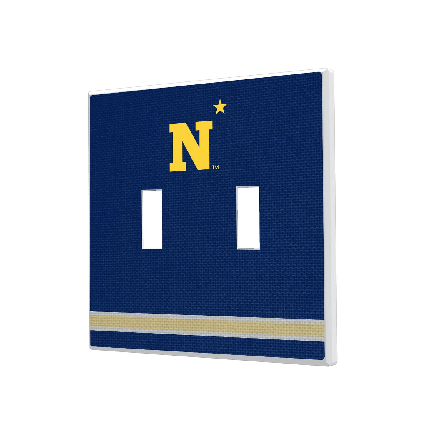 United State Naval Academy Midshipmen Stripe Hidden-Screw Light Switch Plate