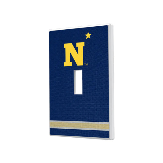 United State Naval Academy Midshipmen Stripe Hidden-Screw Light Switch Plate