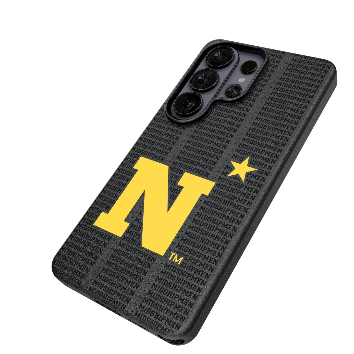 United State Naval Academy Midshipmen Text Backdrop MagSafe Compatible Phone Case for Samsung Galaxy